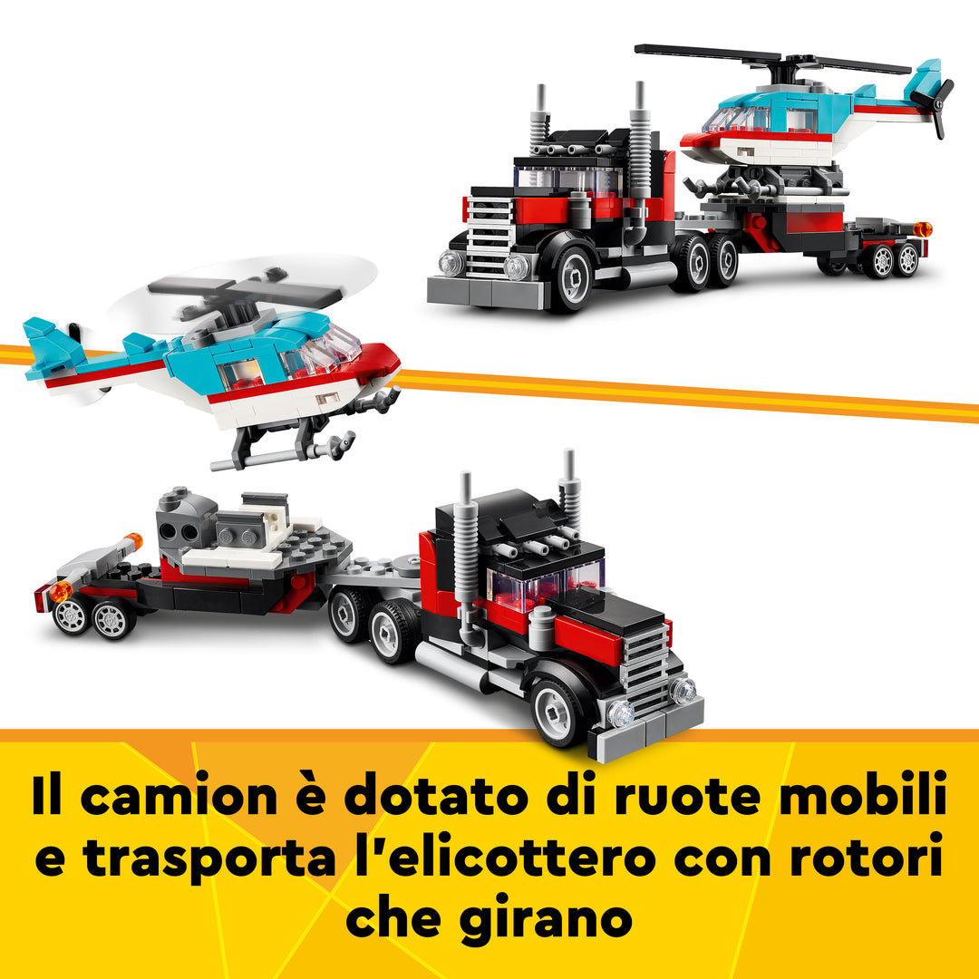 LEGO 31146 AUTOCARRO CON ELICOTTERO