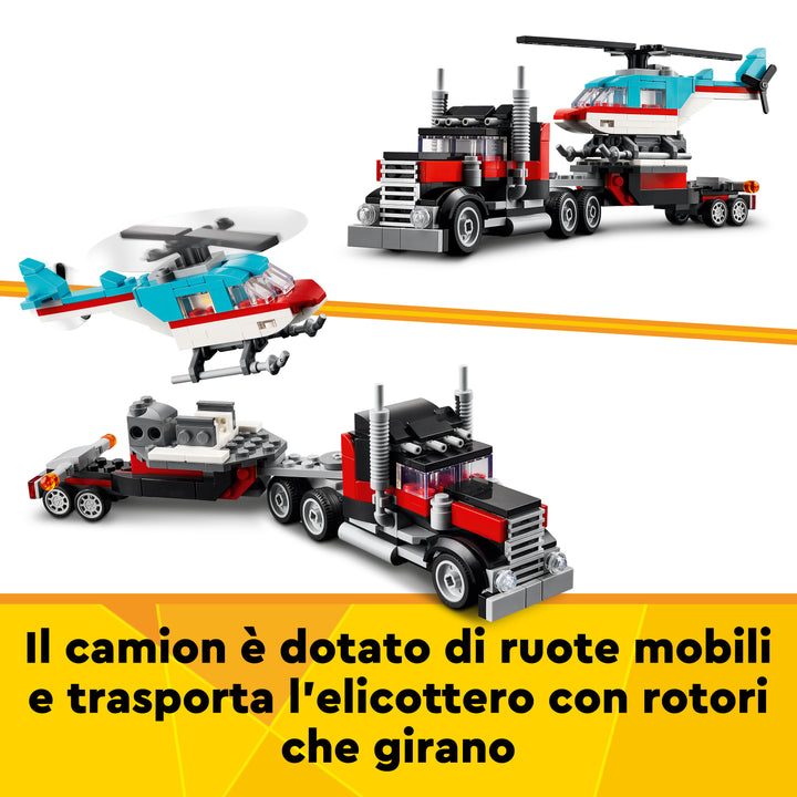 LEGO 31146 AUTOCARRO CON ELICOTTERO