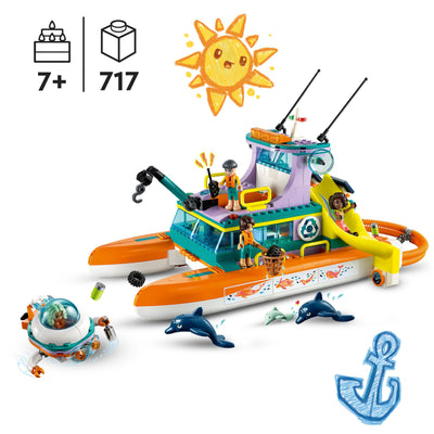 LEGO 41734 FRIENDS CATAMARANO DI SALVATAGGIO