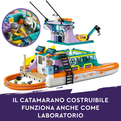 LEGO 41734 FRIENDS CATAMARANO DI SALVATAGGIO