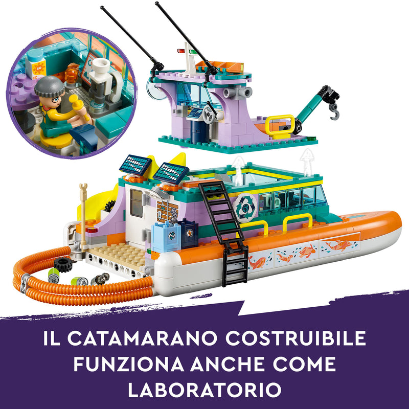 LEGO 41734 FRIENDS CATAMARANO DI SALVATAGGIO