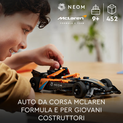 LEGO 42169 TECHNIC NEON MCLAREN FORMULA E RACE CAR