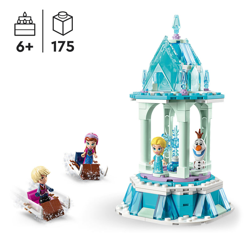 LEGO 43218 DISNEY PRINCESS LA GIOSTRA MAGICA DI ANNA ED ELSA