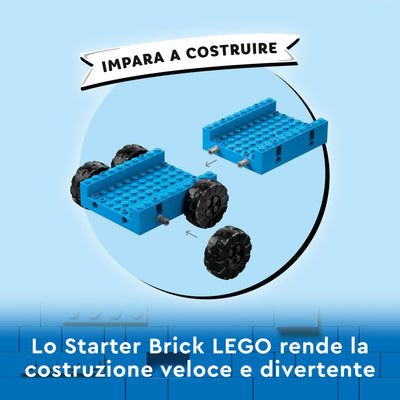 LEGO 60391 CITY GREAT VEHICLES CAMION DA CANTIERE E GRU CON PALLA DA DEMOLIZIONE