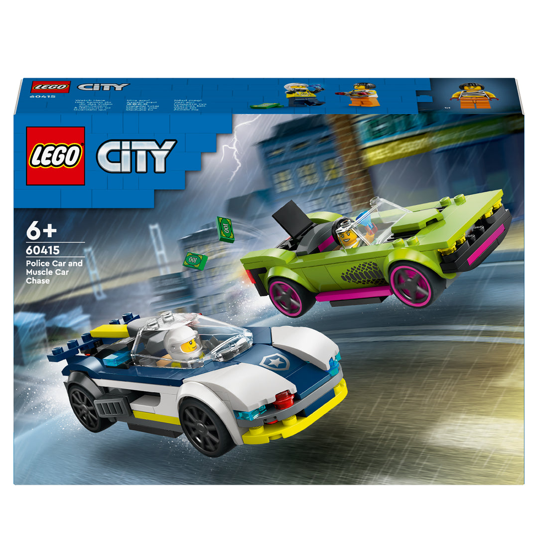 LEGO 60415 INSEGUIMENTO DELLA MACCHINA DA CORSA