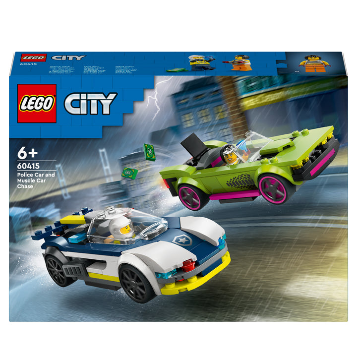LEGO 60415 INSEGUIMENTO DELLA MACCHINA DA CORSA