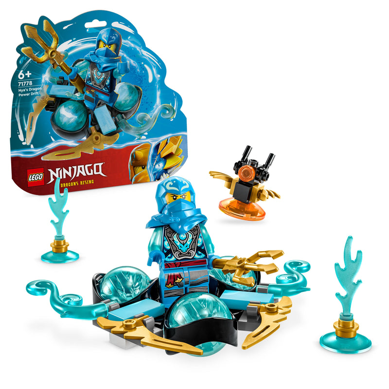 LEGO 71778 NINJAGO DRIFT DEL POTERE DEL DRAGO SPINJITZU DI NYA