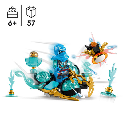 LEGO 71778 NINJAGO DRIFT DEL POTERE DEL DRAGO SPINJITZU DI NYA