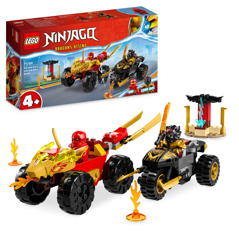 LEGO 71789 NINJAGO BATTAGLIA SU AUTO E MOTO DI KAI E RAS