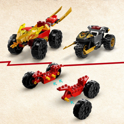 LEGO 71789 NINJAGO BATTAGLIA SU AUTO E MOTO DI KAI E RAS