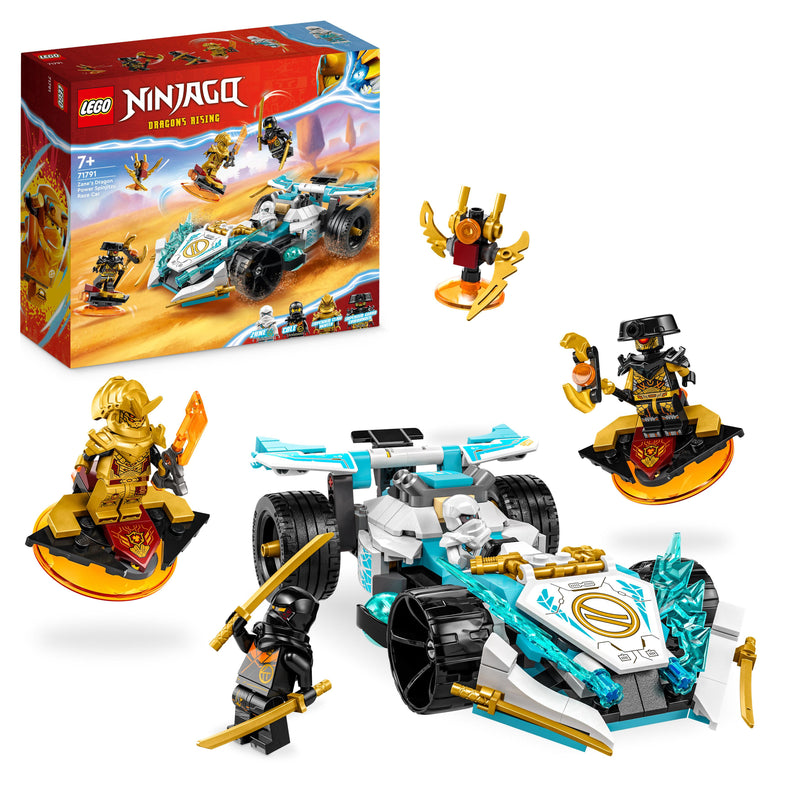 LEGO 71791 NINJAGO AUTO DA CORSA SPINJITZU DRAGON POWER DI ZANE