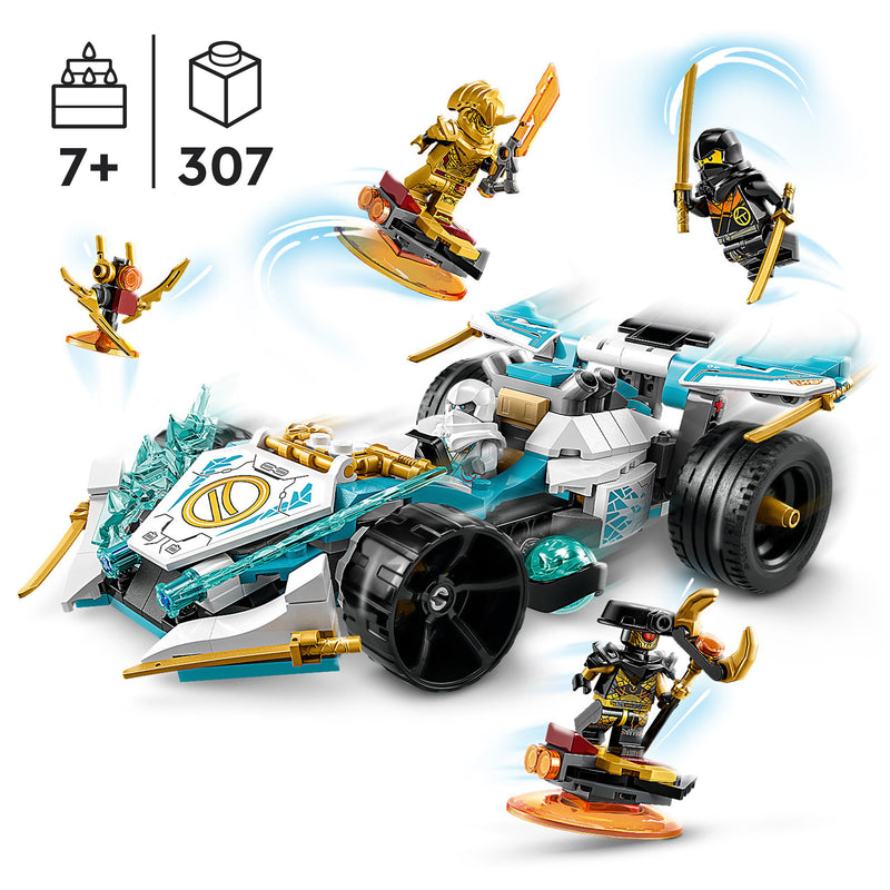 LEGO 71791 NINJAGO AUTO DA CORSA SPINJITZU DRAGON POWER DI ZANE