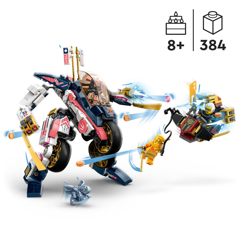 LEGO 71792 NINJAGO MOTO-MECH TRANSFORMER DI SORA