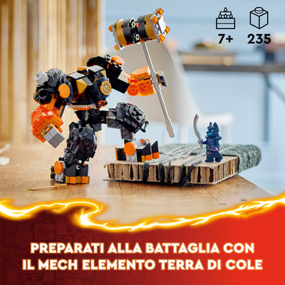 LEGO 71806 NINJAGO MECH ELEMENTO TERRA DI COLE