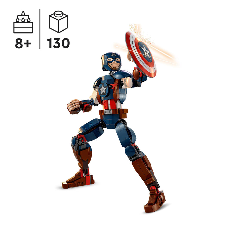 LEGO 76258 SUPER HEROES PERSONAGGIO DI CAPTAIN AMERICA