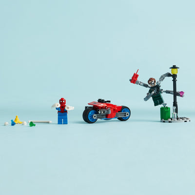 LEGO 76275 SUPER HEROES INSEGUIMENTO SULLA MOTO: SPIDER-MAN VS. DOC OCK