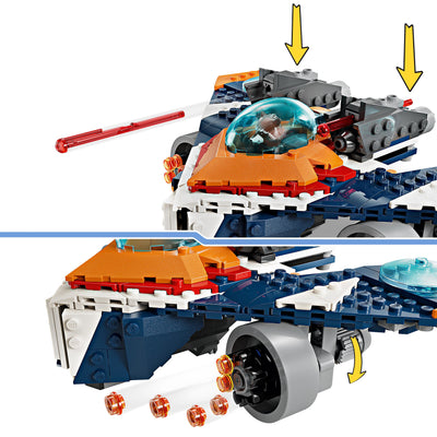 LEGO 76278 SUPER HEROES WARBIRD DI ROCKET VS. RONAN