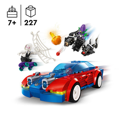 LEGO 76279 SUPER HEROES AUTO DA CORSA DI SPIDER-MAN E VENOM GOBLIN