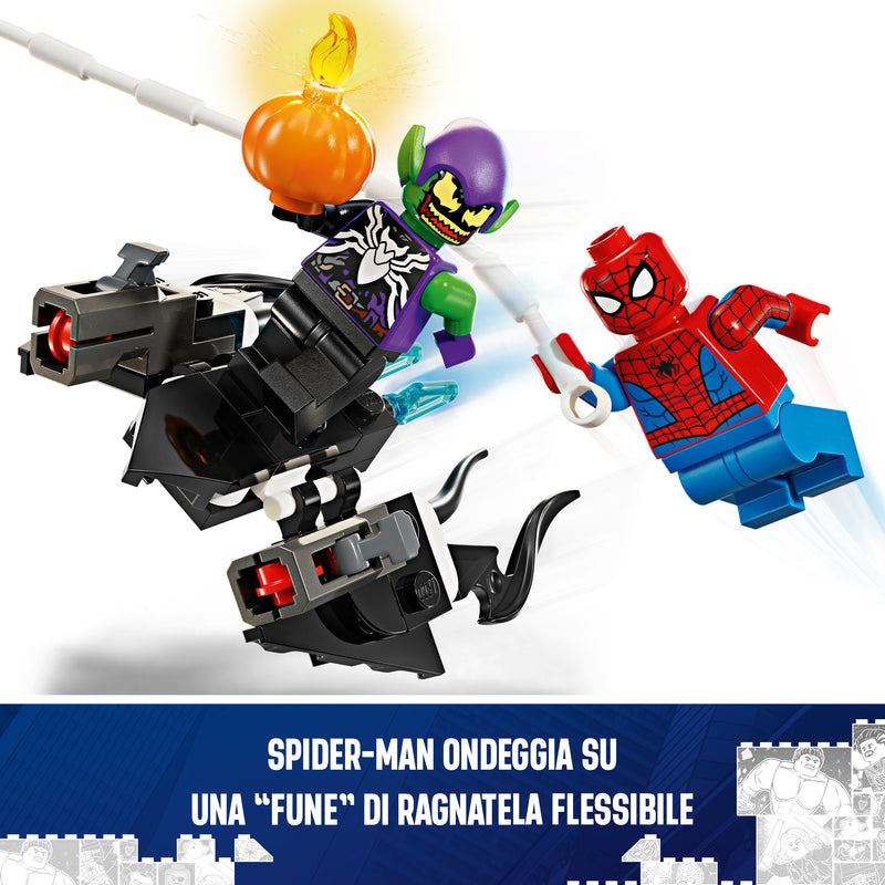 LEGO 76279 SUPER HEROES AUTO DA CORSA DI SPIDER-MAN E VENOM GOBLIN