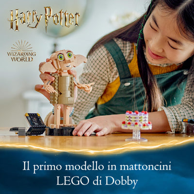 LEGO 76421 HARRY POTTER DOBBY L'ELFO DOMESTICO