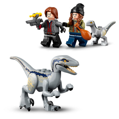 LEGO 76946 JURASSIC WORLD LA CATTURA DEI VELOCIRAPTOR BLUE E BETA