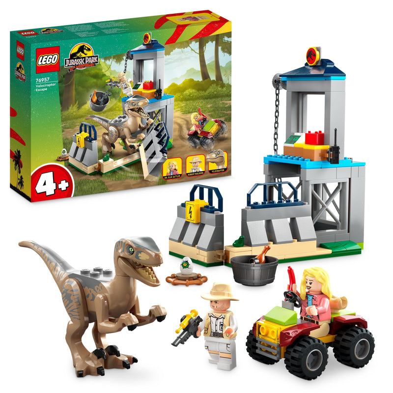 LEGO 76957 JURASSIC WORLD LA FUGA DEL VELOCIRAPTOR