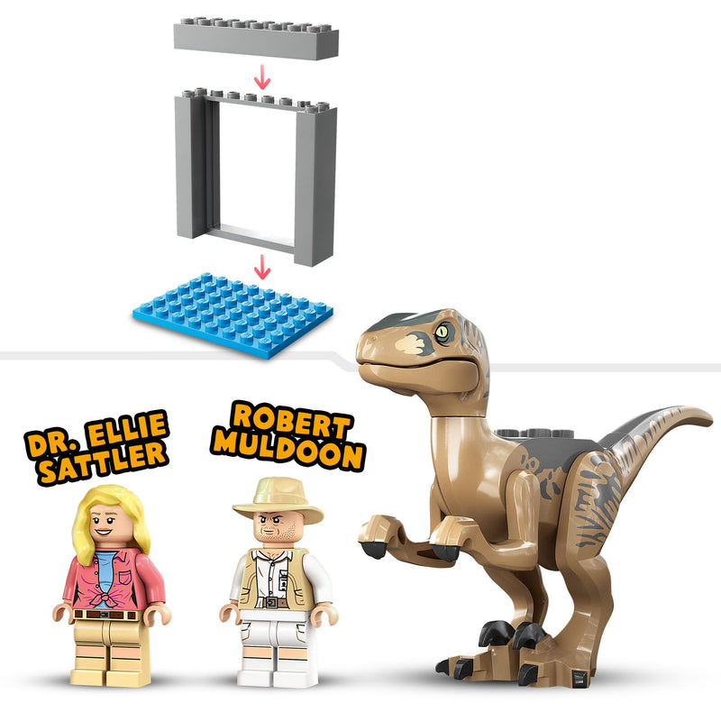 LEGO 76957 JURASSIC WORLD LA FUGA DEL VELOCIRAPTOR