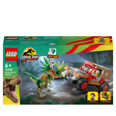 LEGO 76958 JURASSIC WORLD L'AGGUATO DEL DILOFOSAURO