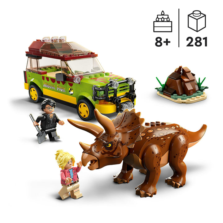 LEGO 76959 LA RICERCA DEL TRICERATOPO