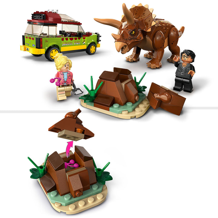 LEGO 76959 LA RICERCA DEL TRICERATOPO