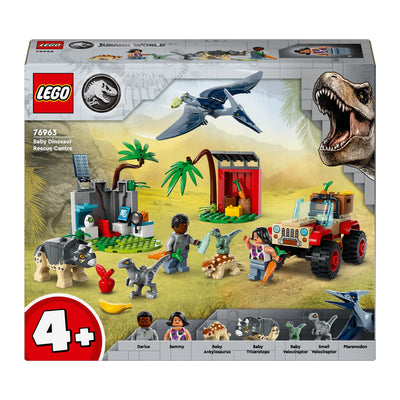 LEGO 76963 JURASSIC WORLD CENTRO DI SOCCORSO DEI BABY DINOSAURI