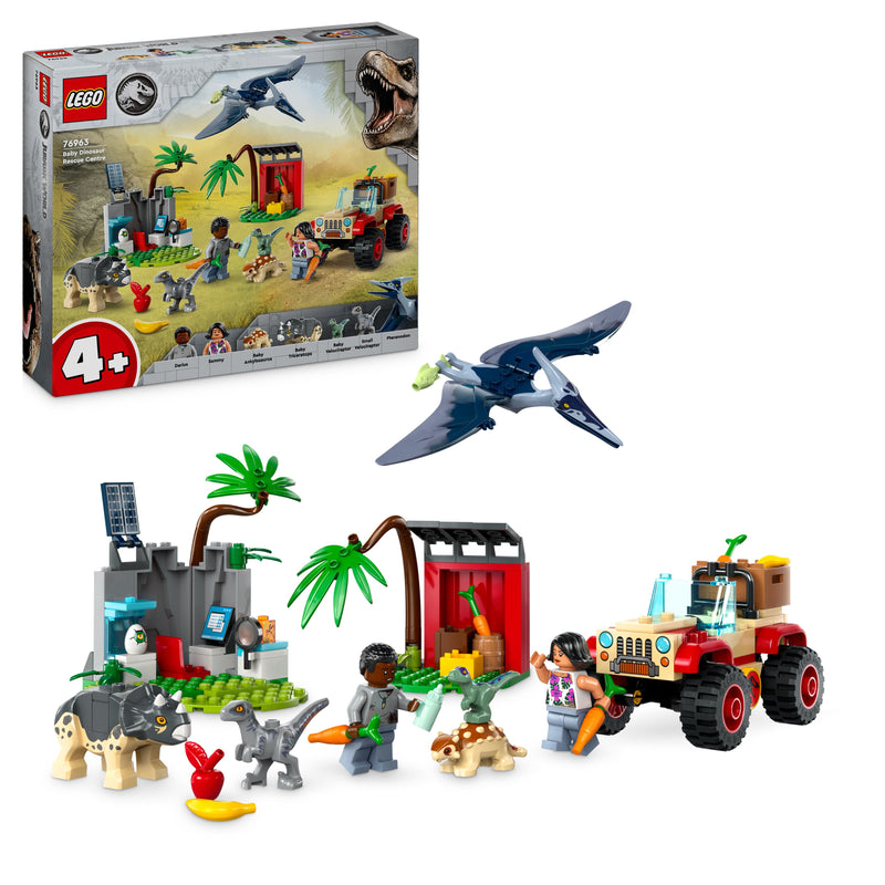 LEGO 76963 JURASSIC WORLD CENTRO DI SOCCORSO DEI BABY DINOSAURI