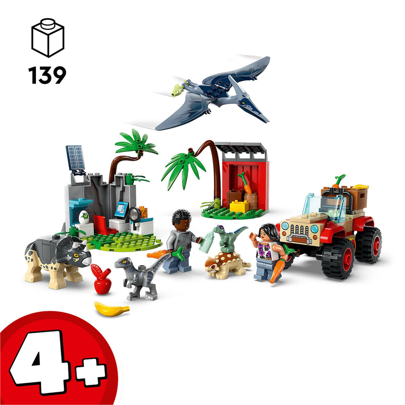 LEGO 76963 JURASSIC WORLD CENTRO DI SOCCORSO DEI BABY DINOSAURI