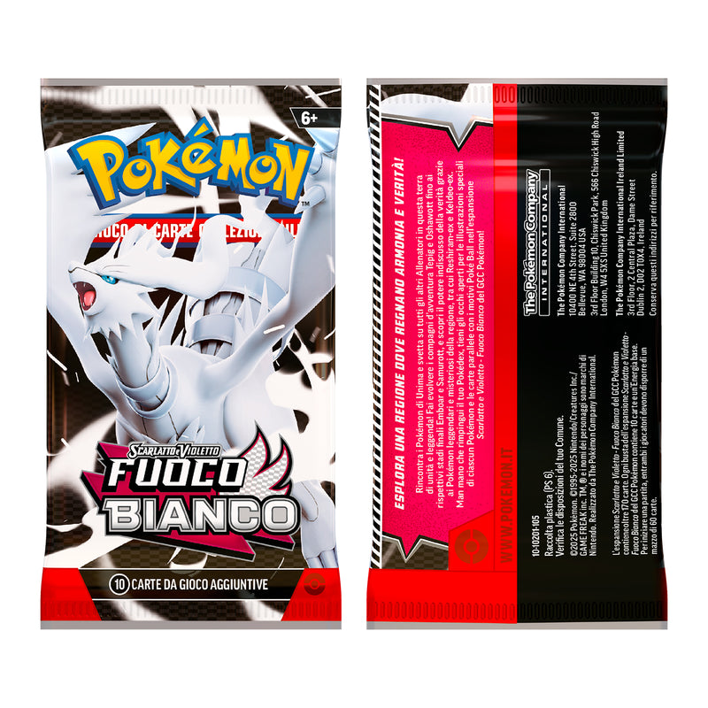 PK10035 POKEMON SV10.5 FUOCO BIANCO - BUNDLE 6 BUSTE