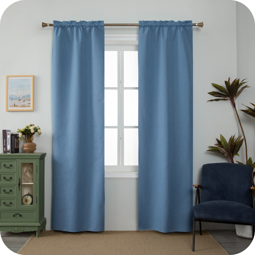 TENDA BARBADOS TOTALMENTE OSCURANTE 2X90X240CM DENIM