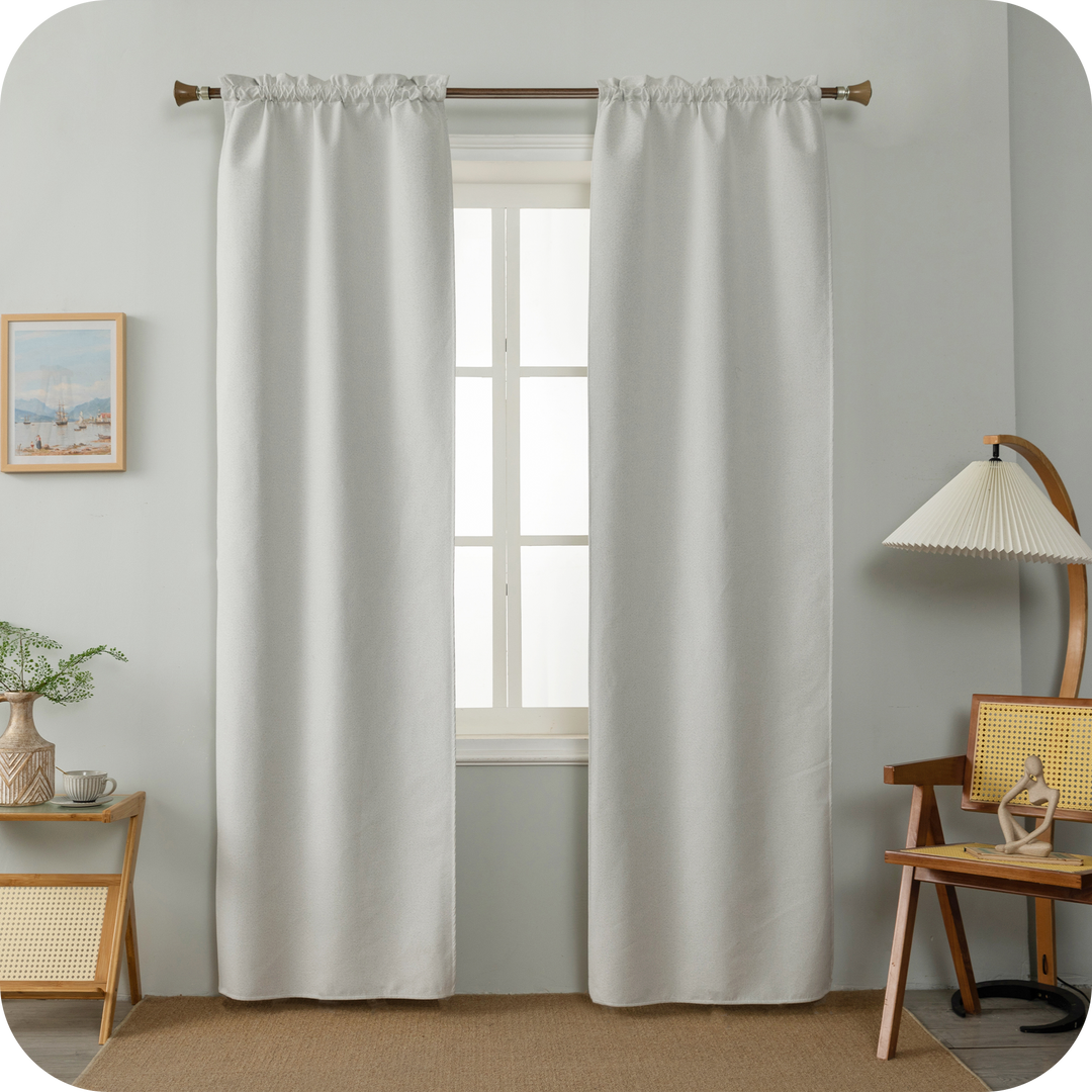 TENDA BARBADOS TOTALMENTE OSCURANTE 2X55X220CM GREIGE