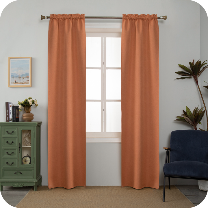 TENDA BARBADOS TOTALMENTE OSCURANTE 2X55X240CM ARANCIONE