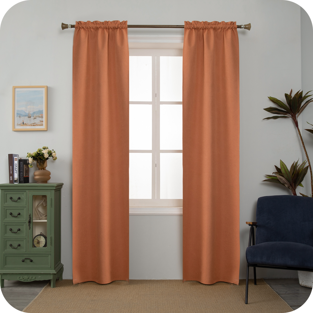 TENDA BARBADOS TOTALMENTE OSCURANTE 2X70X220CM ARANCIONE