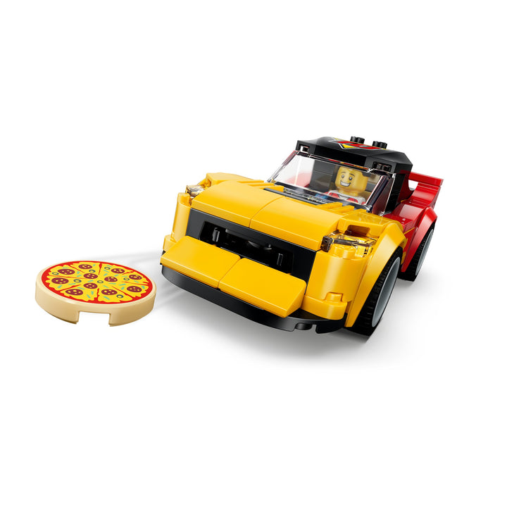 LEGO 60496 CENTRO DI CONSEGNA PIZZE CON VEICOLI