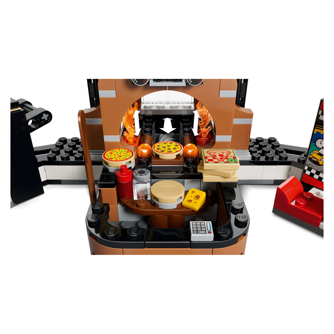LEGO 60496 CENTRO DI CONSEGNA PIZZE CON VEICOLI