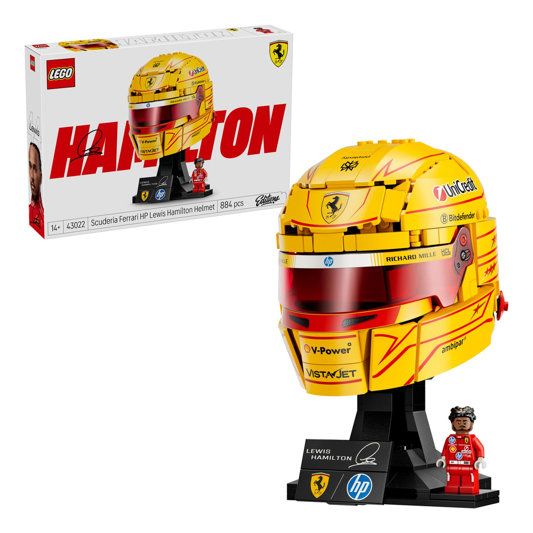 LEGO 43022 CASCO DI LEWIS HAMILTON SCUDERIA FERRARI HP