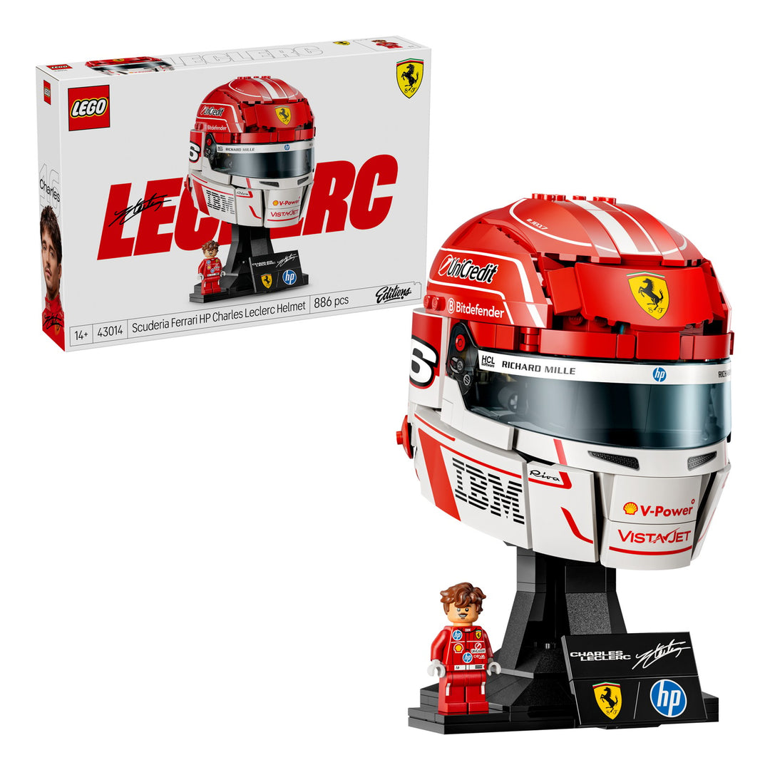 LEGO 43014 CASCO DI CHARLES LECLERC SCUDERIA FERRARI HP