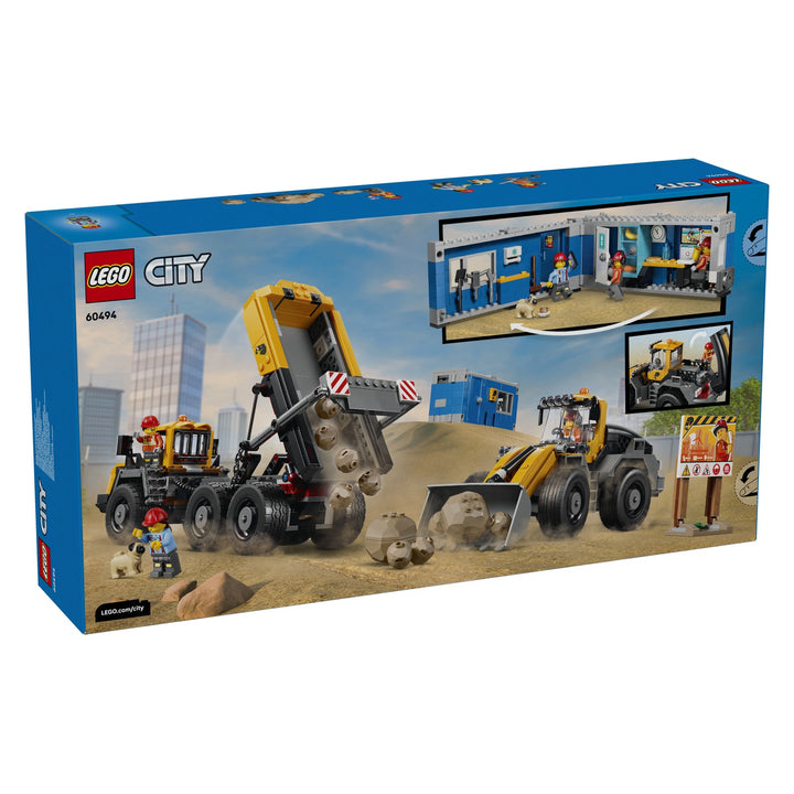 LEGO 60494 CAMION RIBALTABILE E PALA MECCANICA