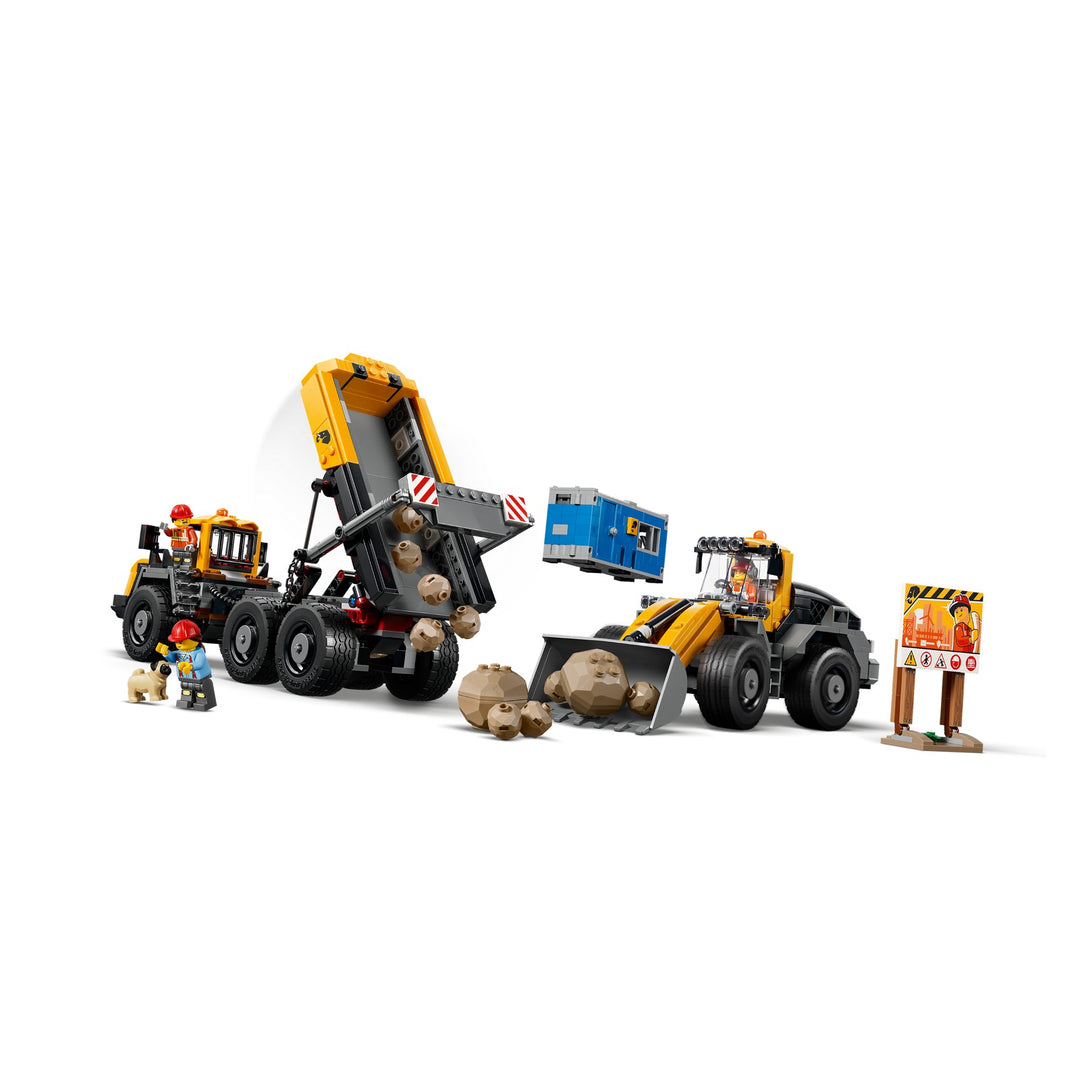 LEGO 60494 CAMION RIBALTABILE E PALA MECCANICA