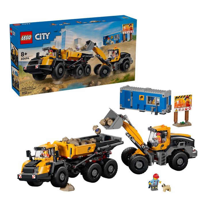 LEGO 60494 CAMION RIBALTABILE E PALA MECCANICA