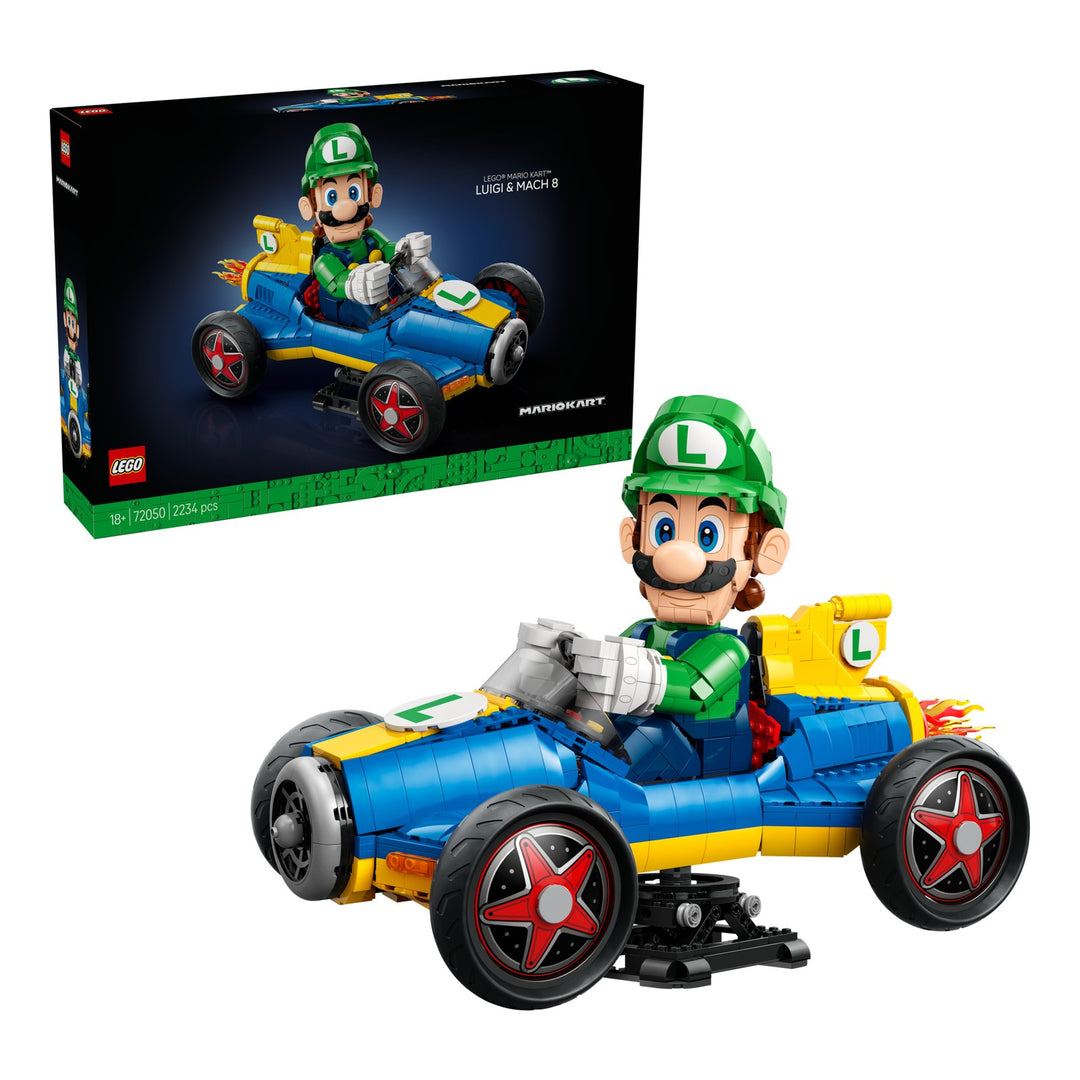 LEGO 72050 MARIO KART: LUIGI E MACH 8