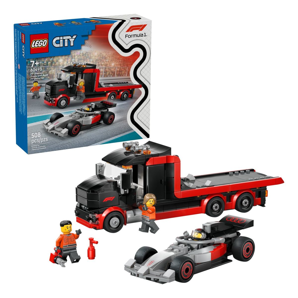LEGO 60493 DISPLAY TRUCK F1 CON AUTO DA CORSA AUDI F1
