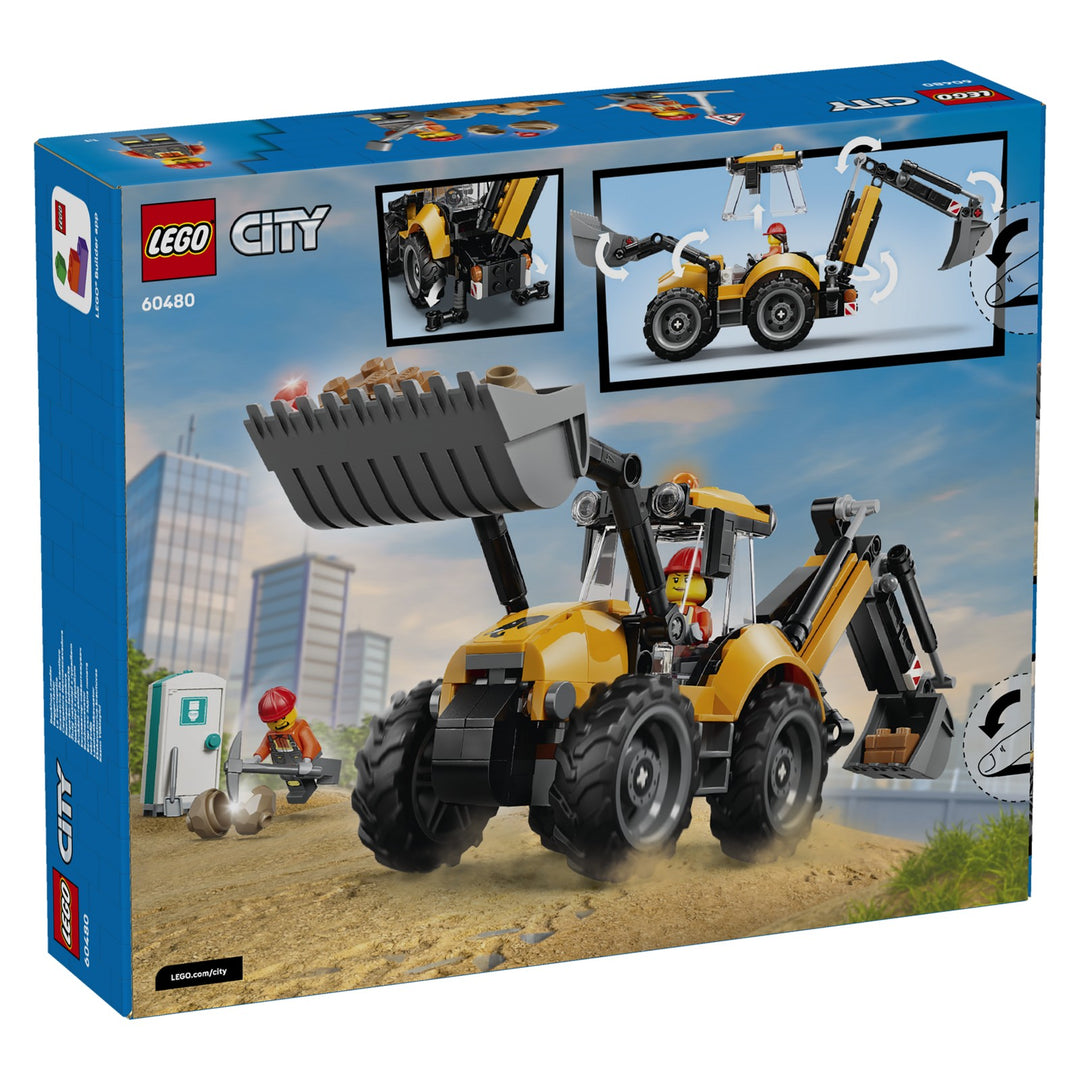 LEGO 60480 SCAVATRICE DA CANTIERE GIALLA