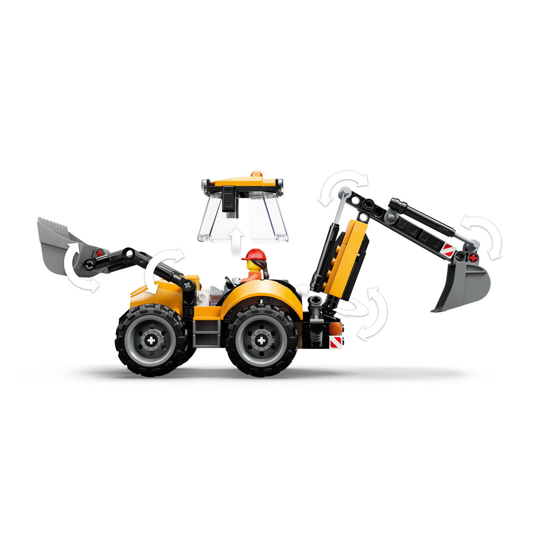 LEGO 60480 SCAVATRICE DA CANTIERE GIALLA