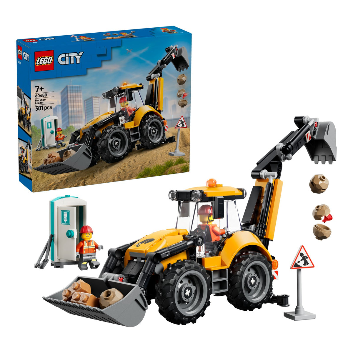 LEGO 60480 SCAVATRICE DA CANTIERE GIALLA